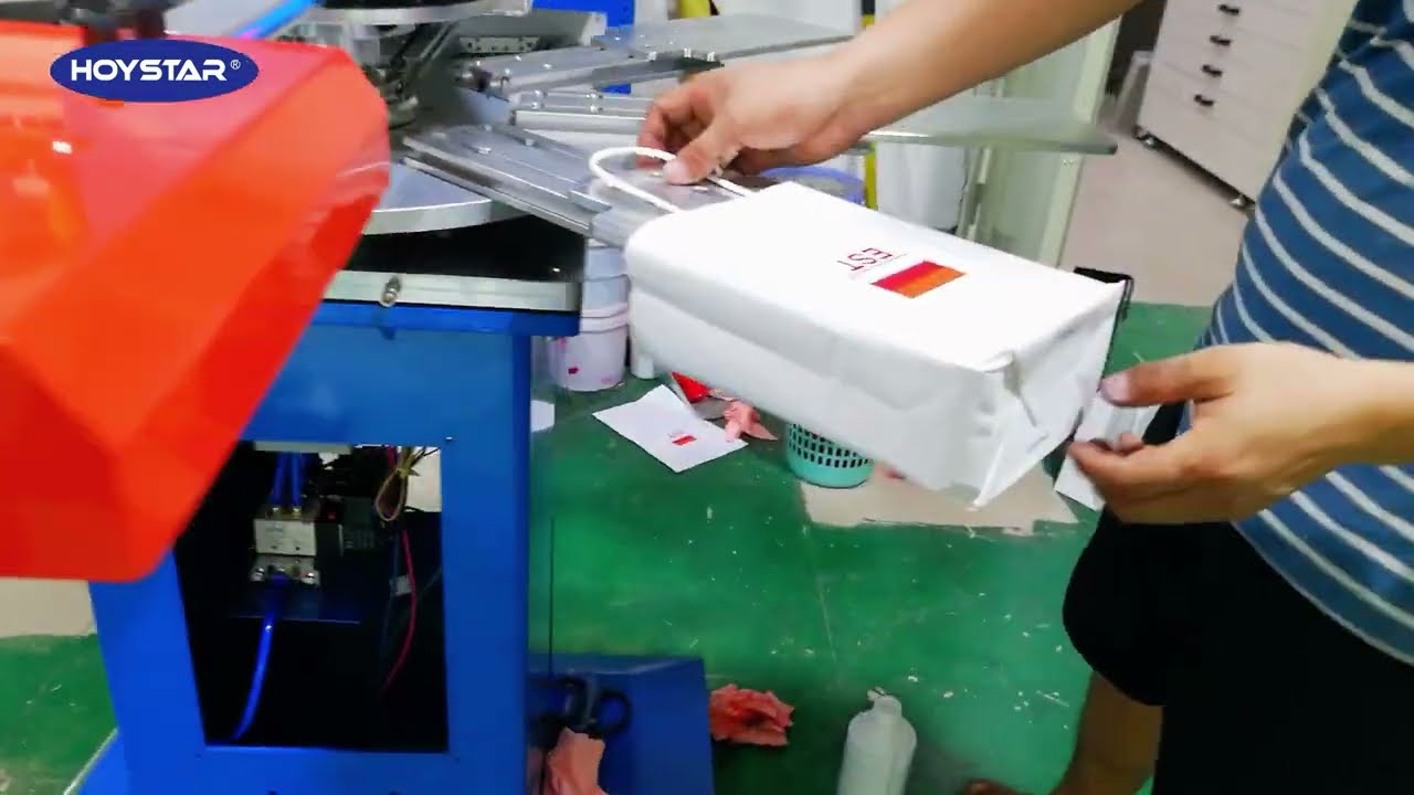 Print bags, the paper/plastic/non-woven bags screen printing machine