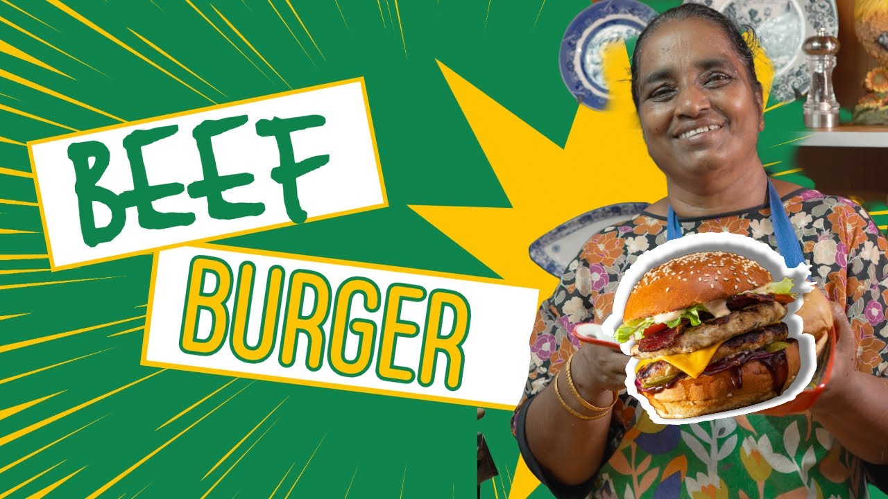 Goan Mother Makes the best Beef Burger | Beef Burger Recipe | Maria Cooks Goa