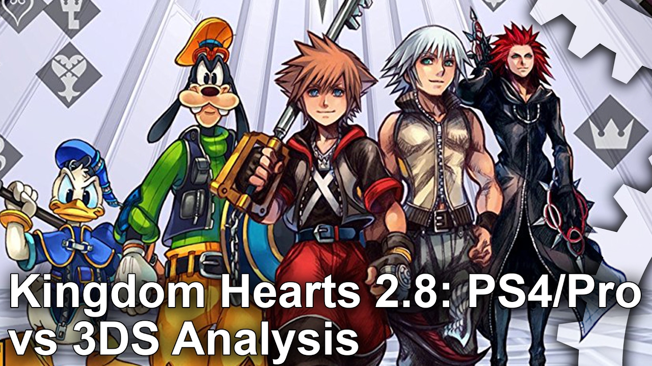 [4K] Kingdom Hearts 2.8: Final Chapter Prologue PS4/Pro vs 3DS Analysis