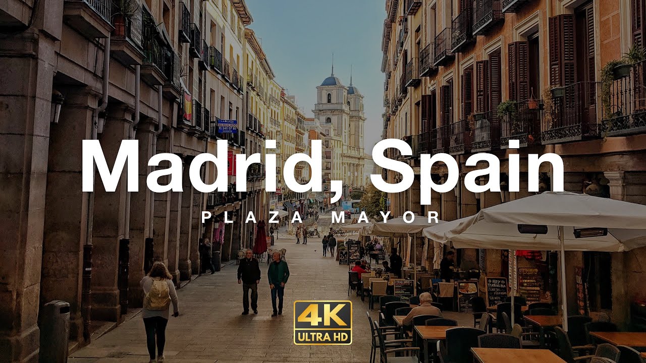 Madrid, Spain 🇪🇸 / Plaza Mayor Walking Tour (4K UHD 60FPS)