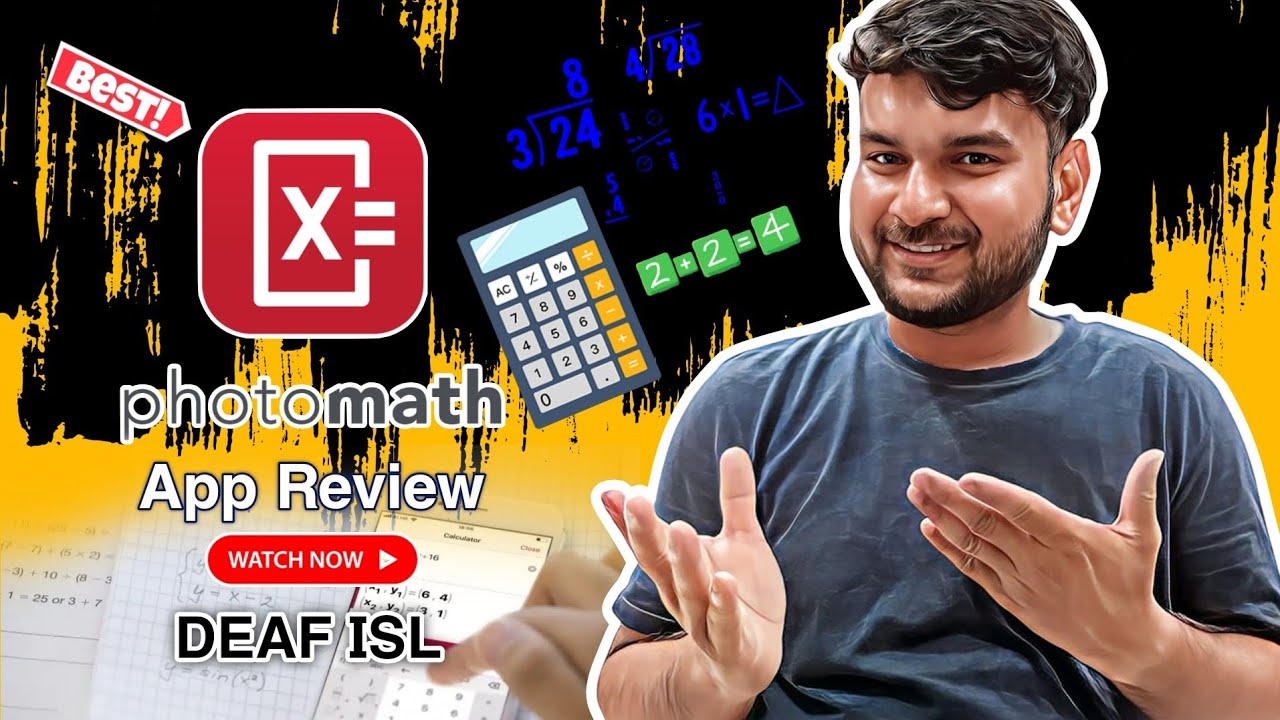 How to Use Photomath | Learn Step by Step | DEAF ISL