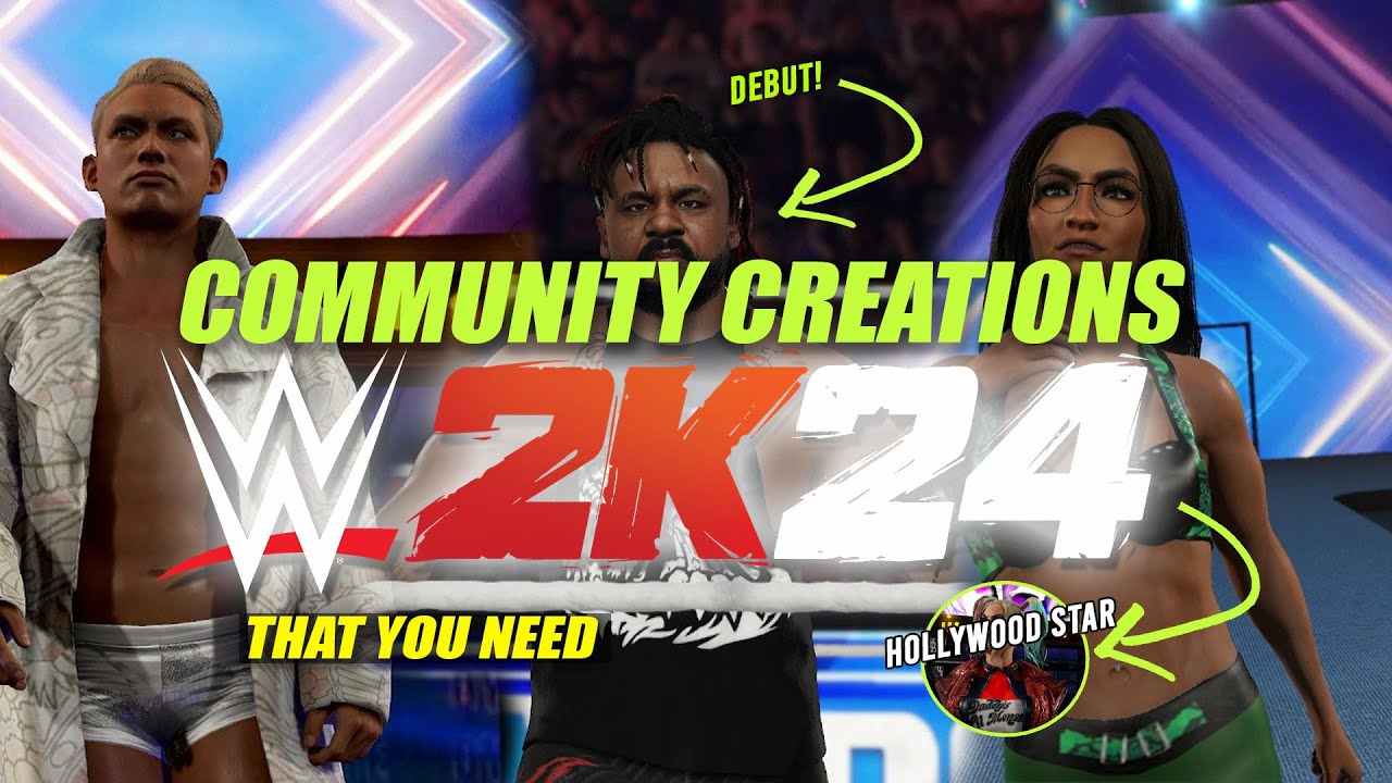 WWE 2K24: NEW Community Creations UPDATES That YOU NEED Download NOW!