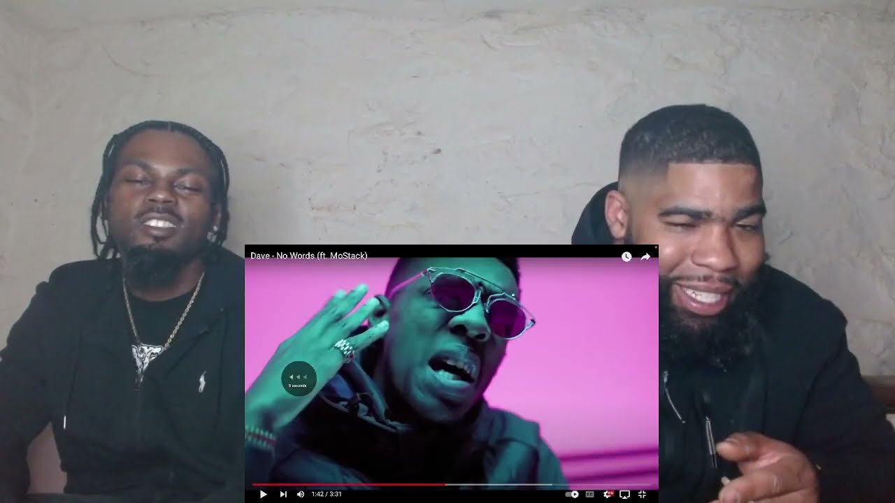 Dave - No Words (ft. MoStack)|Reaction