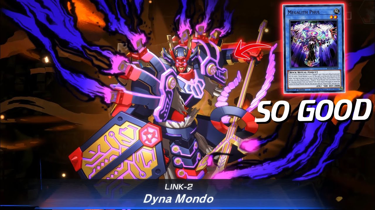 THIS NEW CARD CHANGE RITUAL DECK ! Megalith Ft. Dyna Mondo [Yu-Gi-Oh! Master Duel]