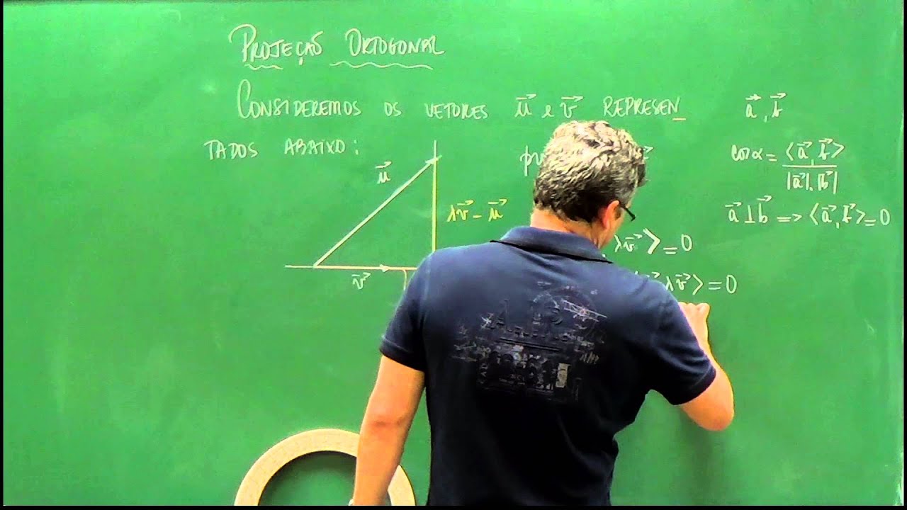 Aula 40 - Projeção ortogonal de vetores