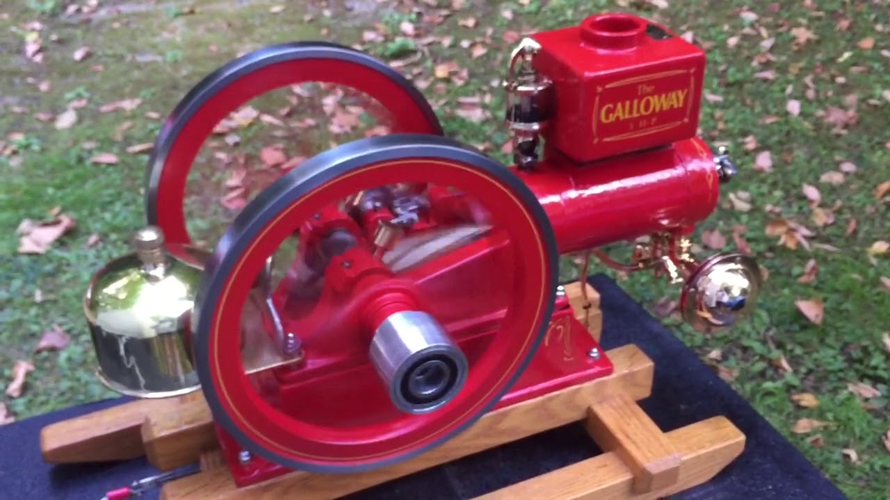 Show quality 1/3rd Scale Galloway hit & miss engine