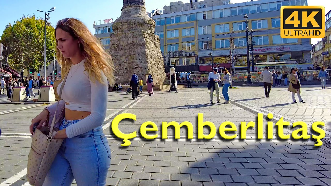 Çemberlitaş Walking Tour 4K UHD 50fps | Column of Constantine