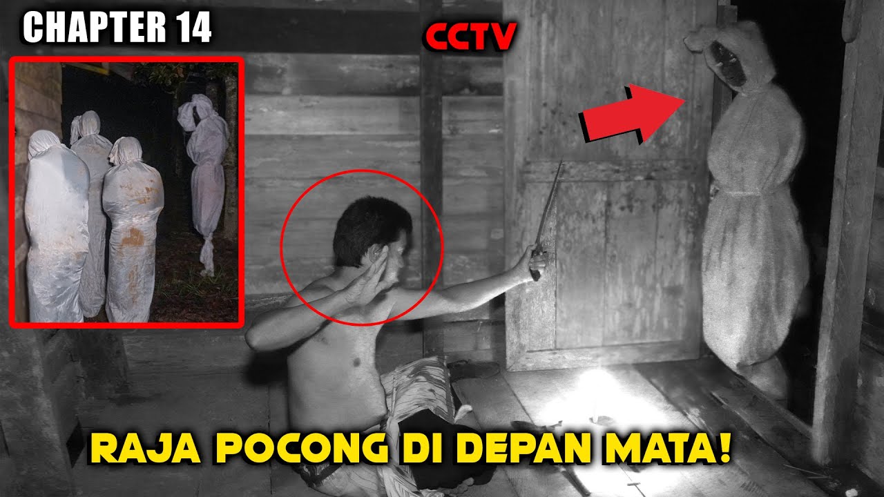 SYOK LIAT REKAMAN CCTV DI RUMAH RAJA POCONG! POCONG MERAH BERKELIARAN! Part 14