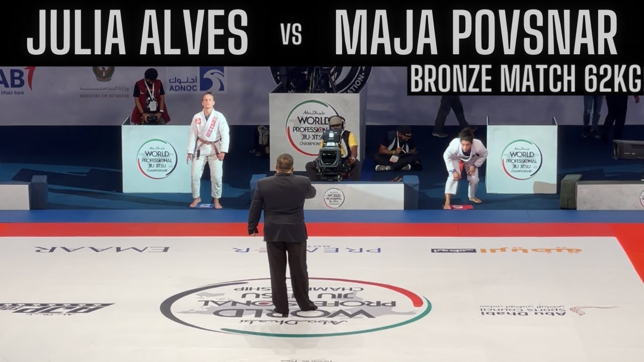 Julia Alves vs Maja Povsnar- Bronze match 62kg Abu dhabi World Professional Jiu Jitsu 2021.
