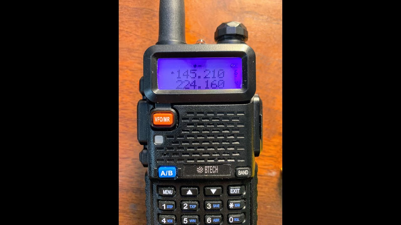 How do I save a repeater frequency with a tone in the BTECH UV 5X3?