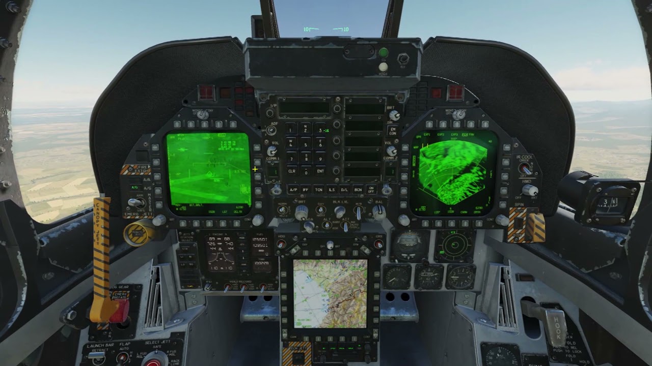 DCS WORLD - TUTO - FR - F/A-18 - Viseur casque - Désignation de cible au sol