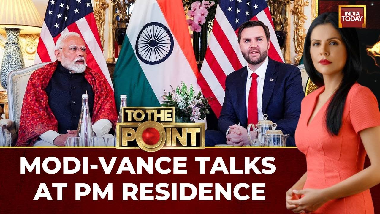Vance-Modi Meet: US VP JD Vance Meets PM Modi At His Residence | PM To Host Dinner For Vance Next