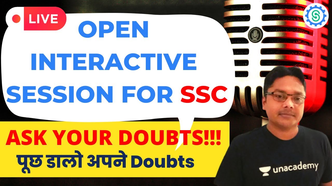 Open Discussion Session for SSC JE 2022 | Ask Your Doubts | SSC JE 2022 | Saurabh Kumar Pandey