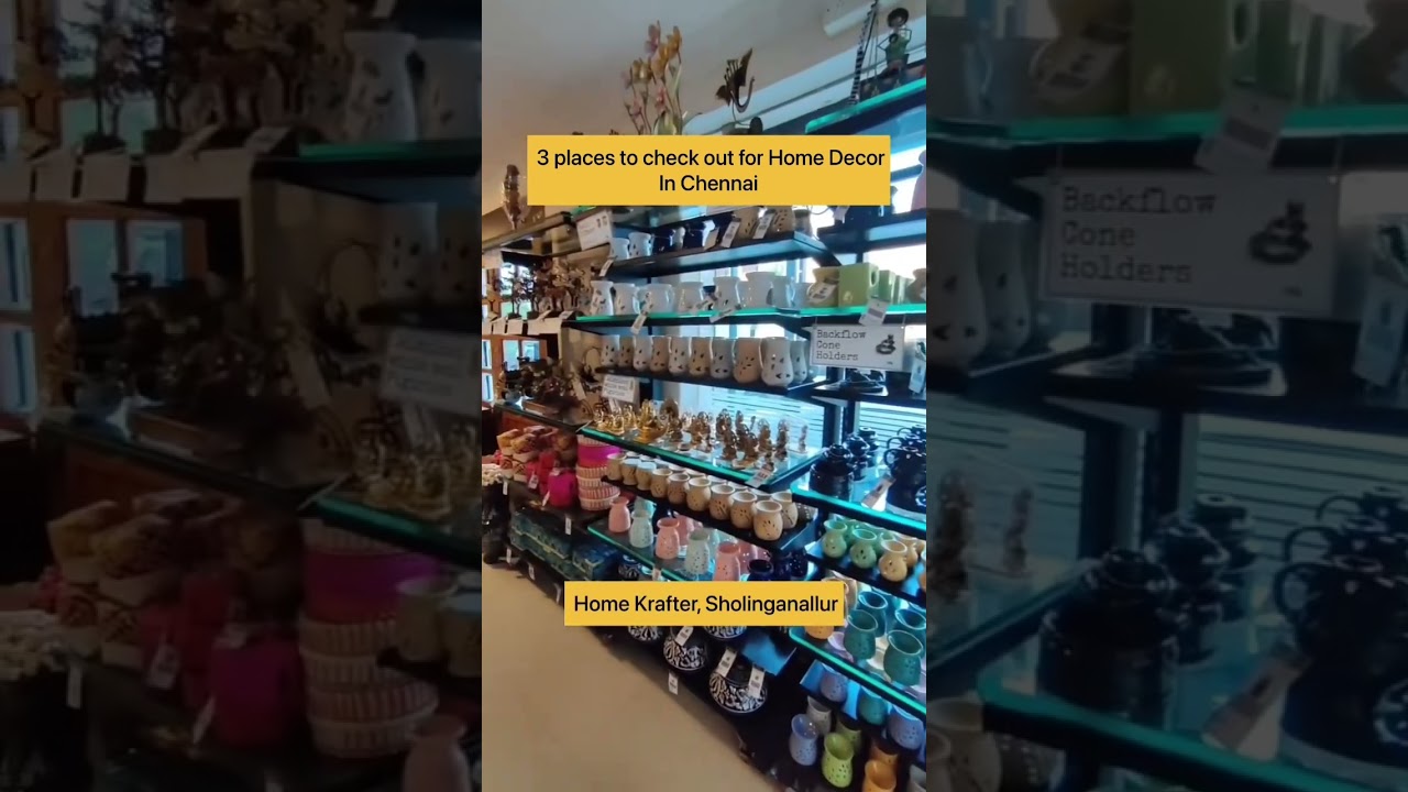 Best home decor places in Chennai😍 #shorts #chennai