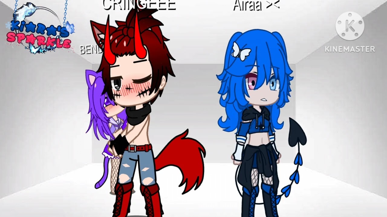 My ocs & and my friends oc meet the UwU cats and Bad Boys #goviral #collab 