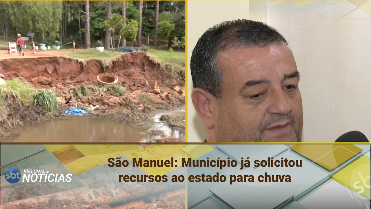 São Manuel: Município já solicitou recursos ao estado para chuva (26/02/2026)