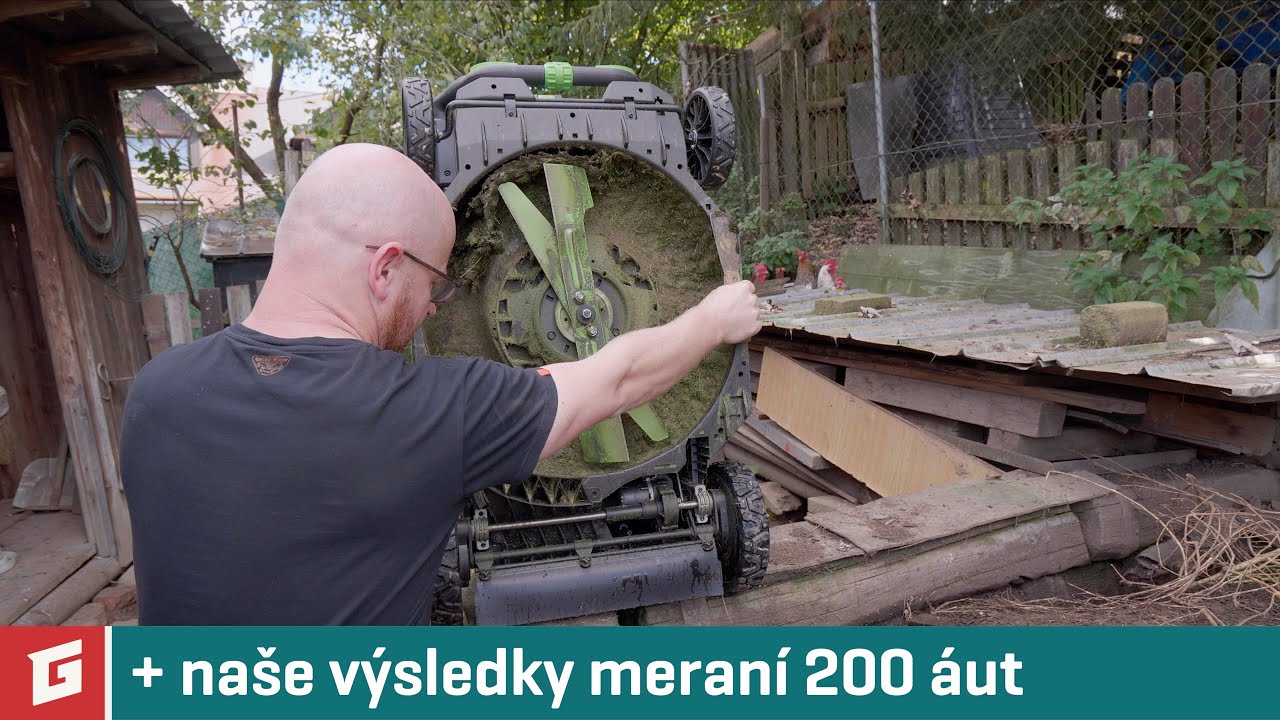 EGO POWER+ 52cm - TEST + GARÁŽOVSKÉ TABUĽKY