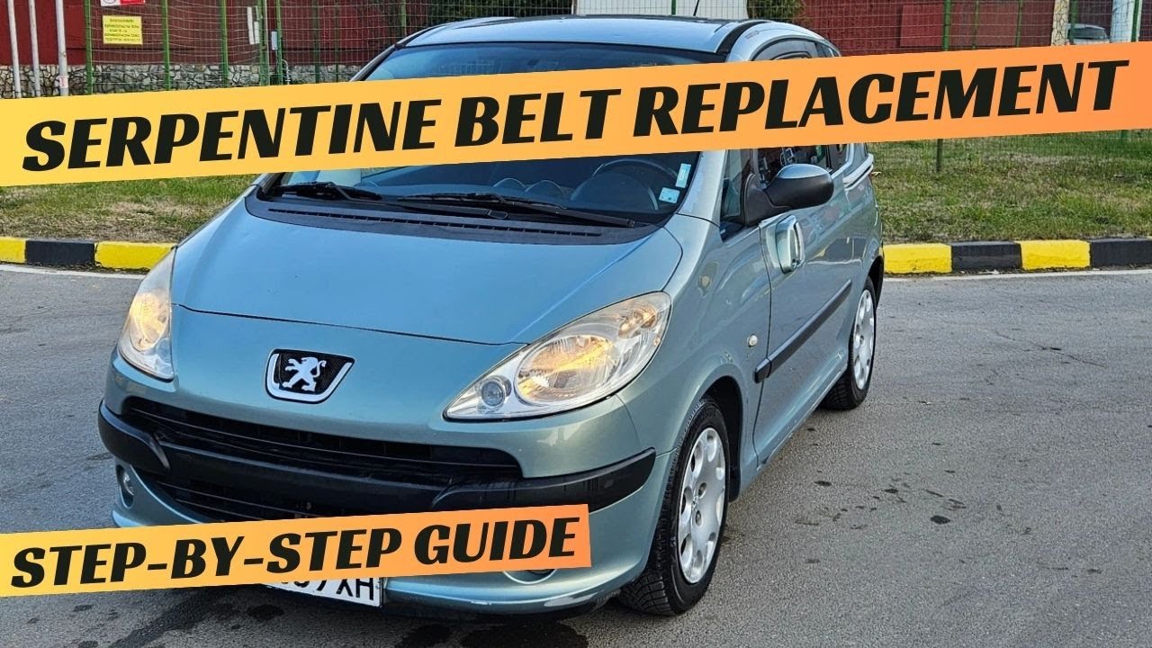 Peugeot 1007 1.6i Serpentine Belt replacement TU5JP4
