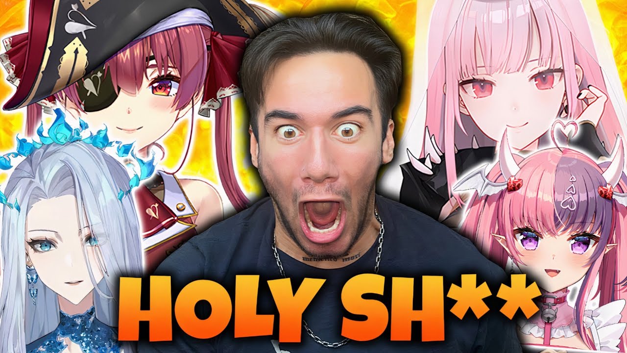 Rapper Reacts to VTUBERS for THE FIRST TIME (Mori Calliope, Ironmouse, AmaLee, Marine)