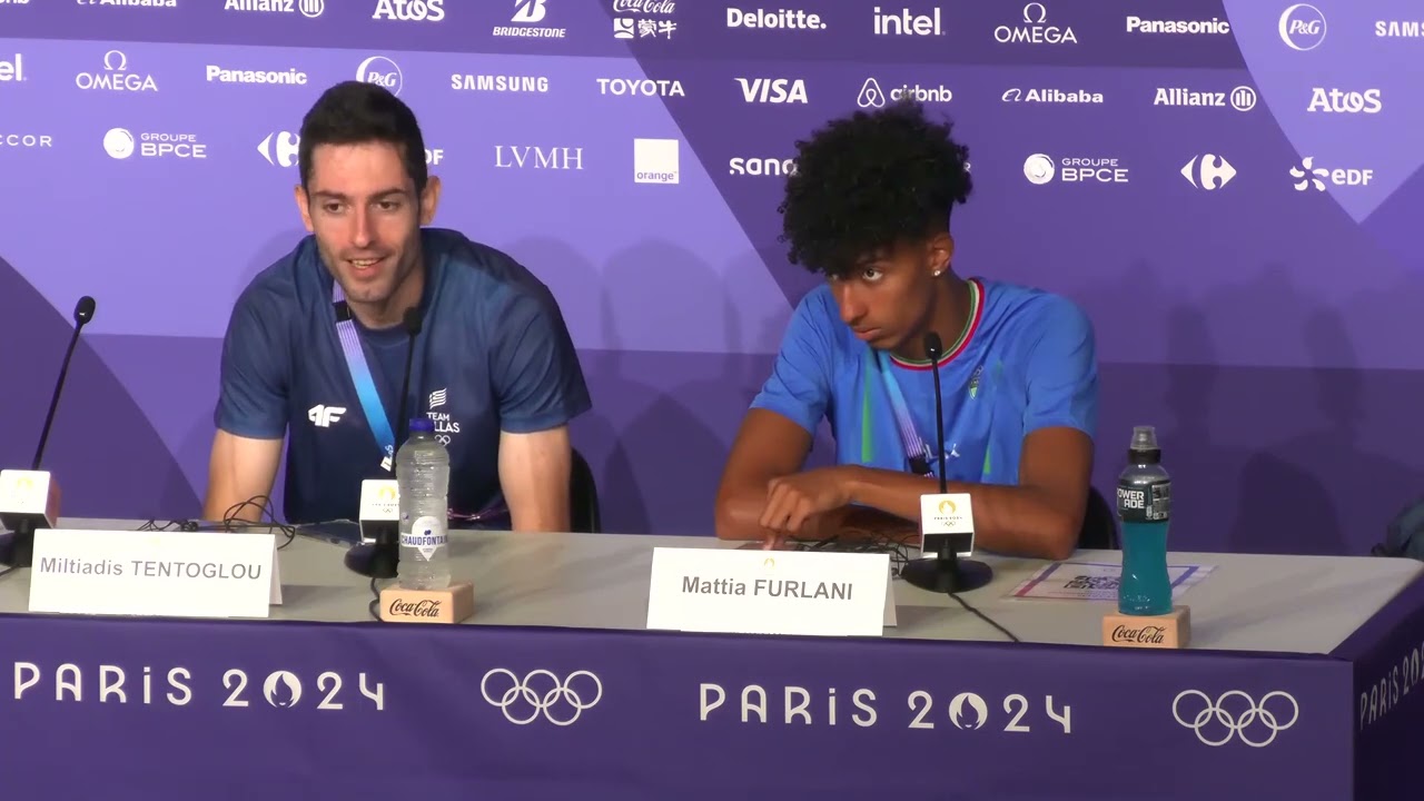 MILTIADIS TENTOGLOU WINS BACK-TO-BACK LONG JUMP GOLDS, JOINS CARL LEWIS | PRESS CONFERENCE