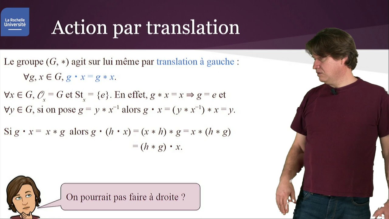 Action de groupe (2/6) : propri&eacute;t&eacute;s et exemples