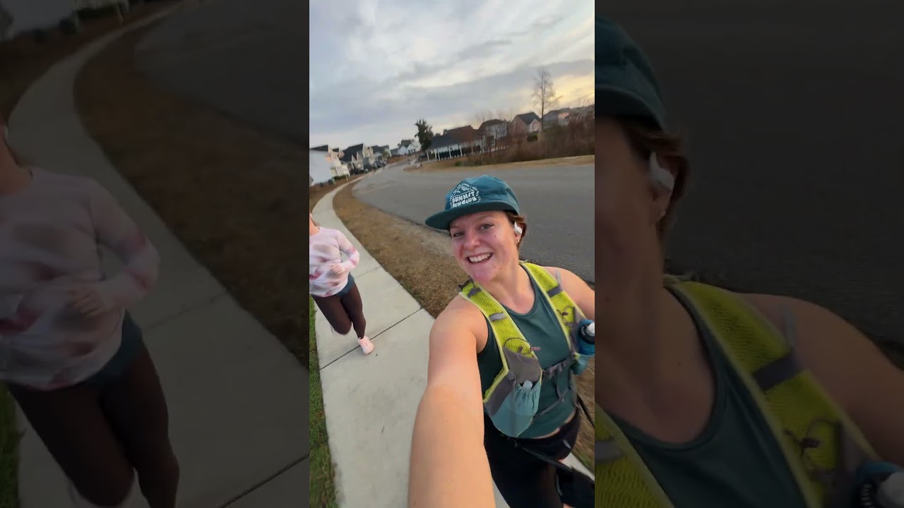 10 mile run vlog with the best sunrise 