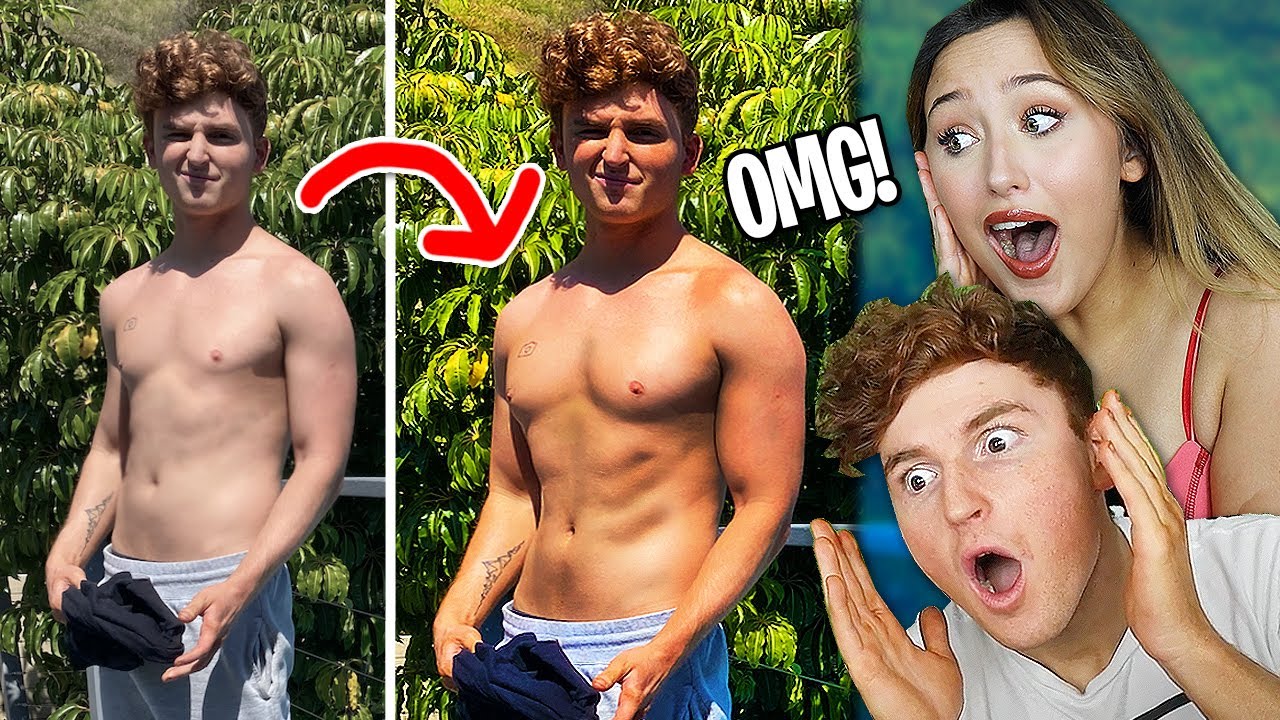 Photoshopping My Boyfriend 'Hotter' PRANK
