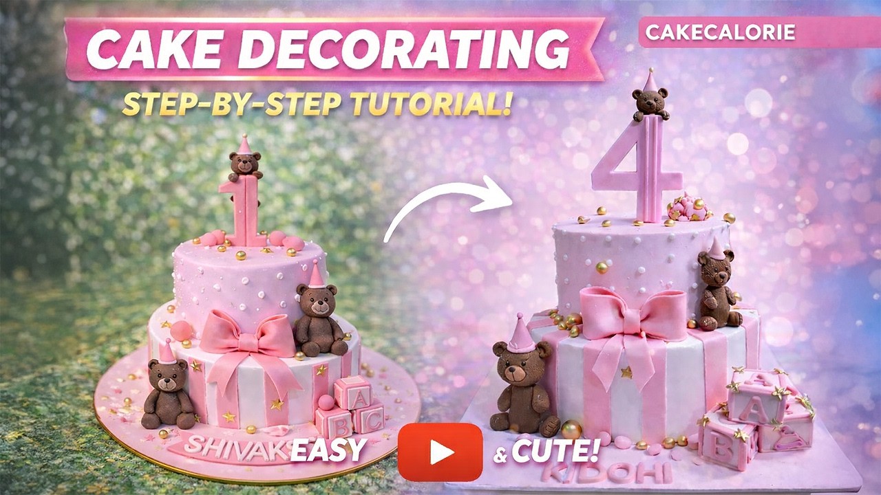 Teddy Cake | 2 Tier Teddy Cake | Cake For Boys | Teddy Cake | Unique Teddy Cake | #cakecalorie