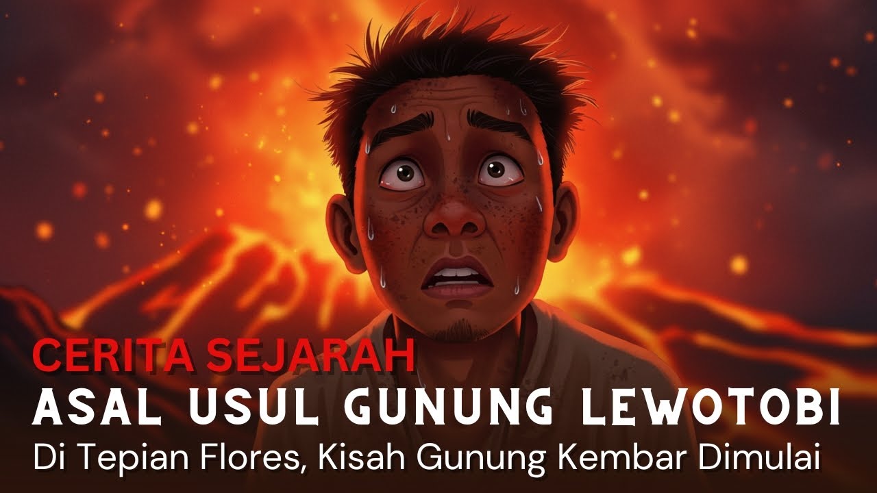 Cerita Asal-usul Gunung Lewotobi Laki laki dan Perempuan