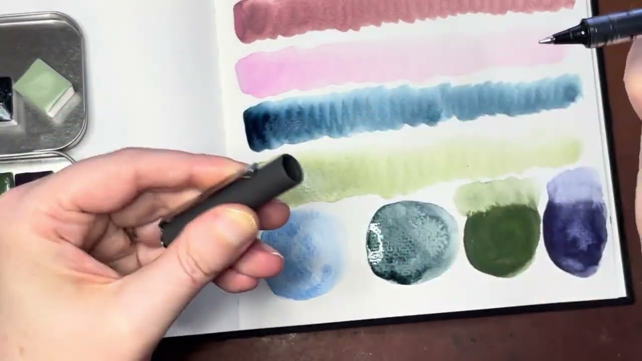 Stoneground Paint Company Swatching + New Permanent Pen Discovery