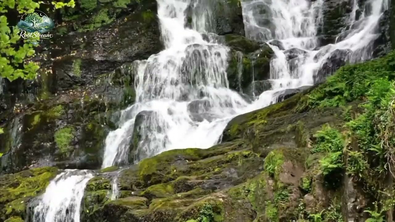 Relaxing Waterfall Sounds for Deep Sleep & Stress Relief | 2 Hour Nature Ambience