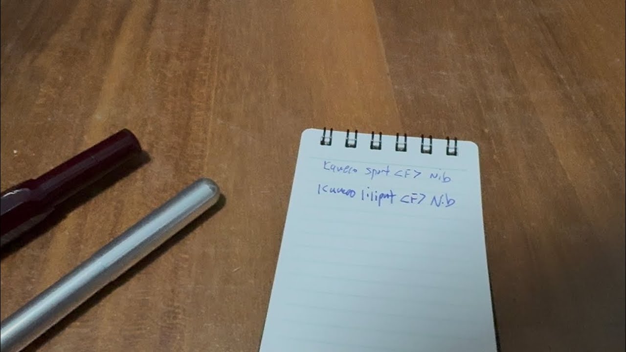 My current edc setup and two new Kaweco additions (sport and liliput) 