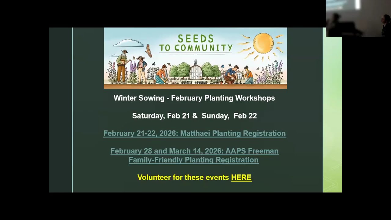 A3WO February Monthly Meeting   Living with the Seasons in a Native Landscape Nature's Wonders and W