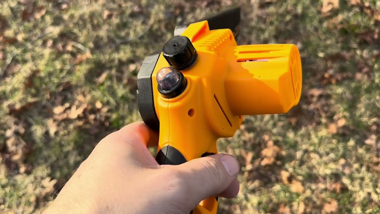 Real Testing, Issues, & Review of Angseen Battery Powered Mini Chainsaw
