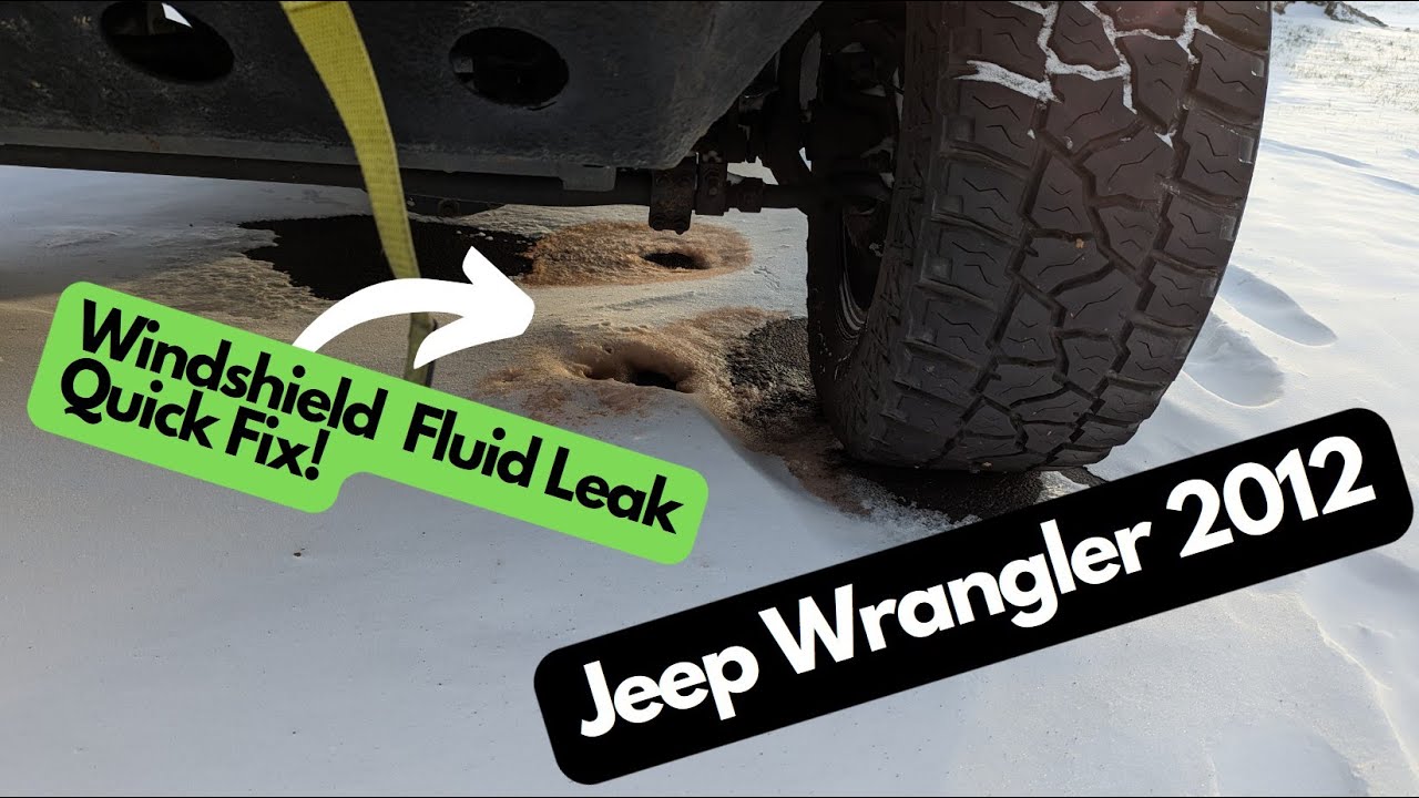 Устранение утечки жидкости из лобового стекла Jeep Wrangler. Быстрое решение!