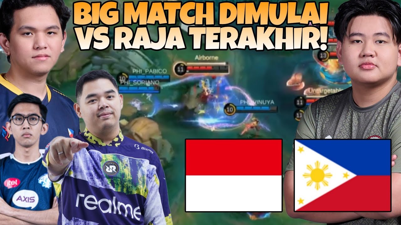 BIG MATCH DIMULAI !! LAWAN RAJA TERAKHIR !! INDONESIA VS PHILIPPINES MATCH 1 - SEAGAMES 2025