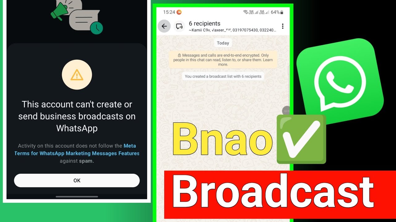 WhatsApp Business Broadcast Problem Fix | &ldquo;Can&rsquo;t Create or Send Business Broadcasts&rdquo; Ka Solution