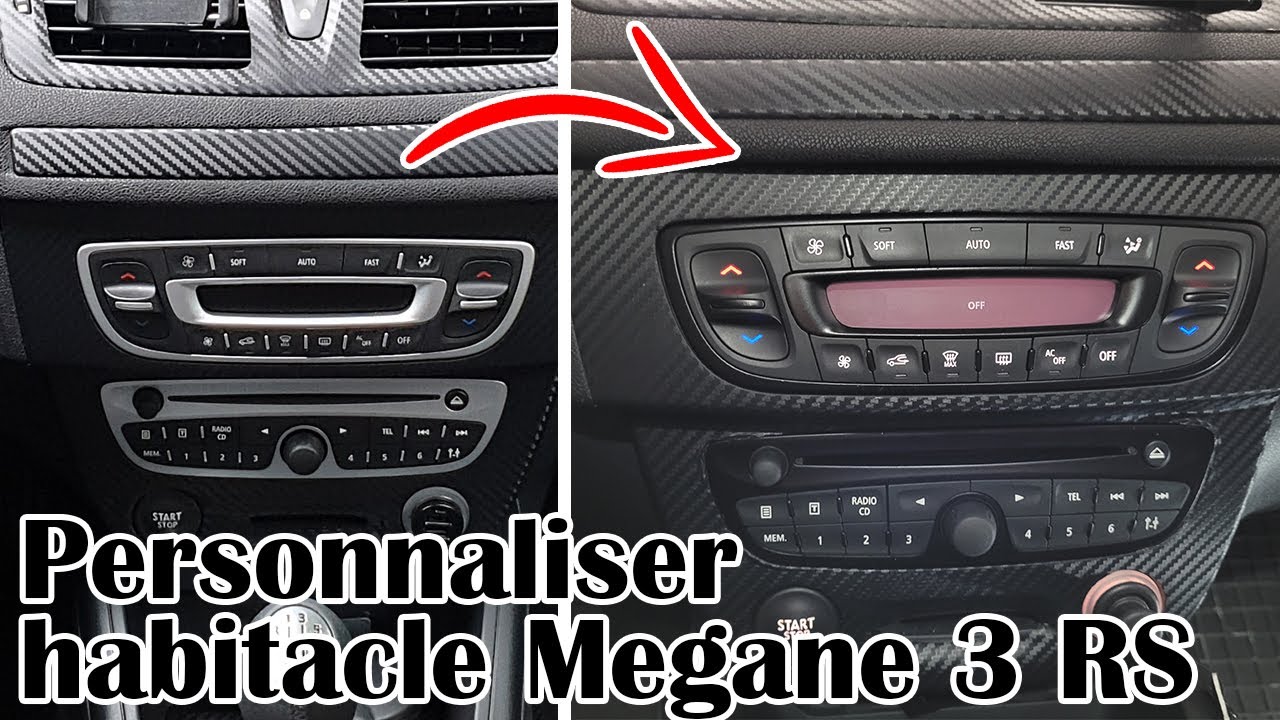 PERSONNALISER SON HABITACLE MEGANE 3 RS & GT