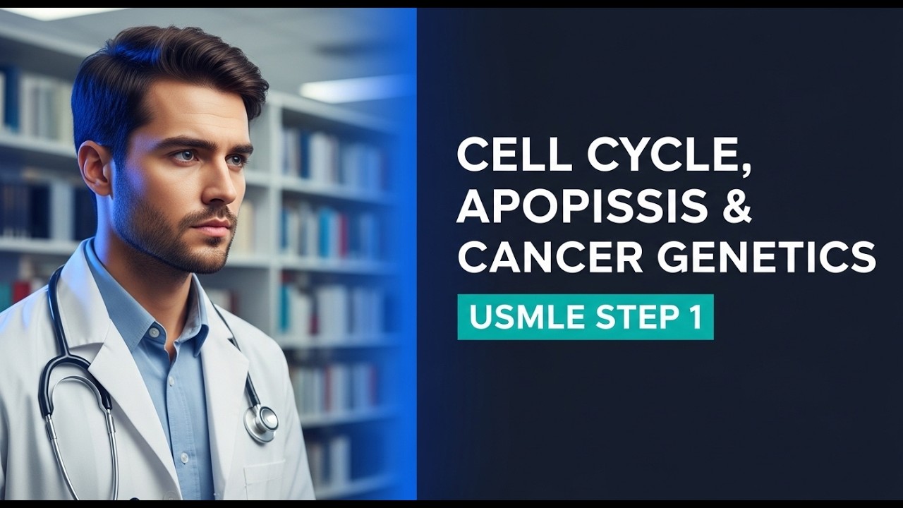 Cell Cycle, Apoptosis & Cancer Genetics — Tumor Suppressors & Oncogenes | USMLE Step 1