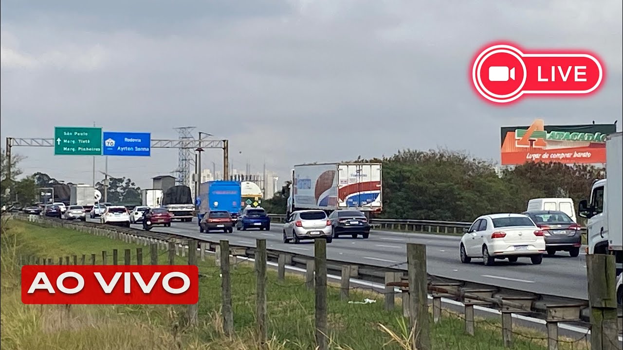 Rodovia Ayrton Senna ao vivo! Sentido São Paulo 28/08/2025