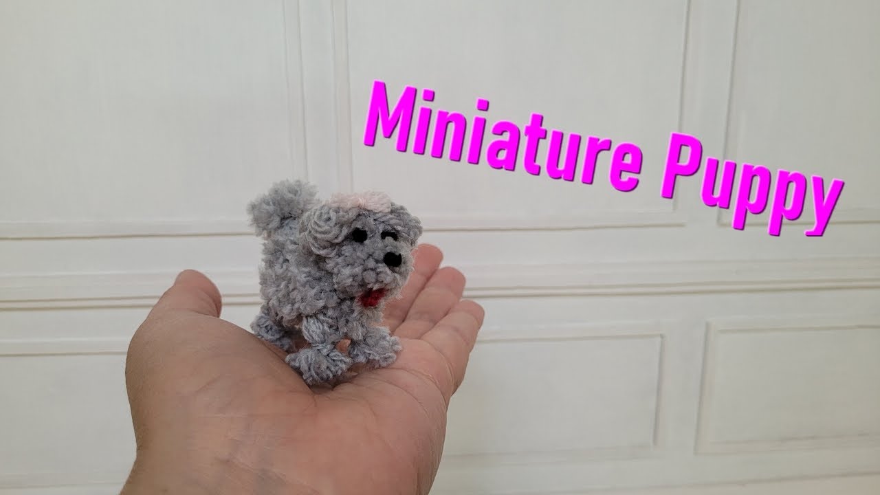 DIY Miniature Puppy | Easy Tutorial | Dollhouse | Barbie Pets