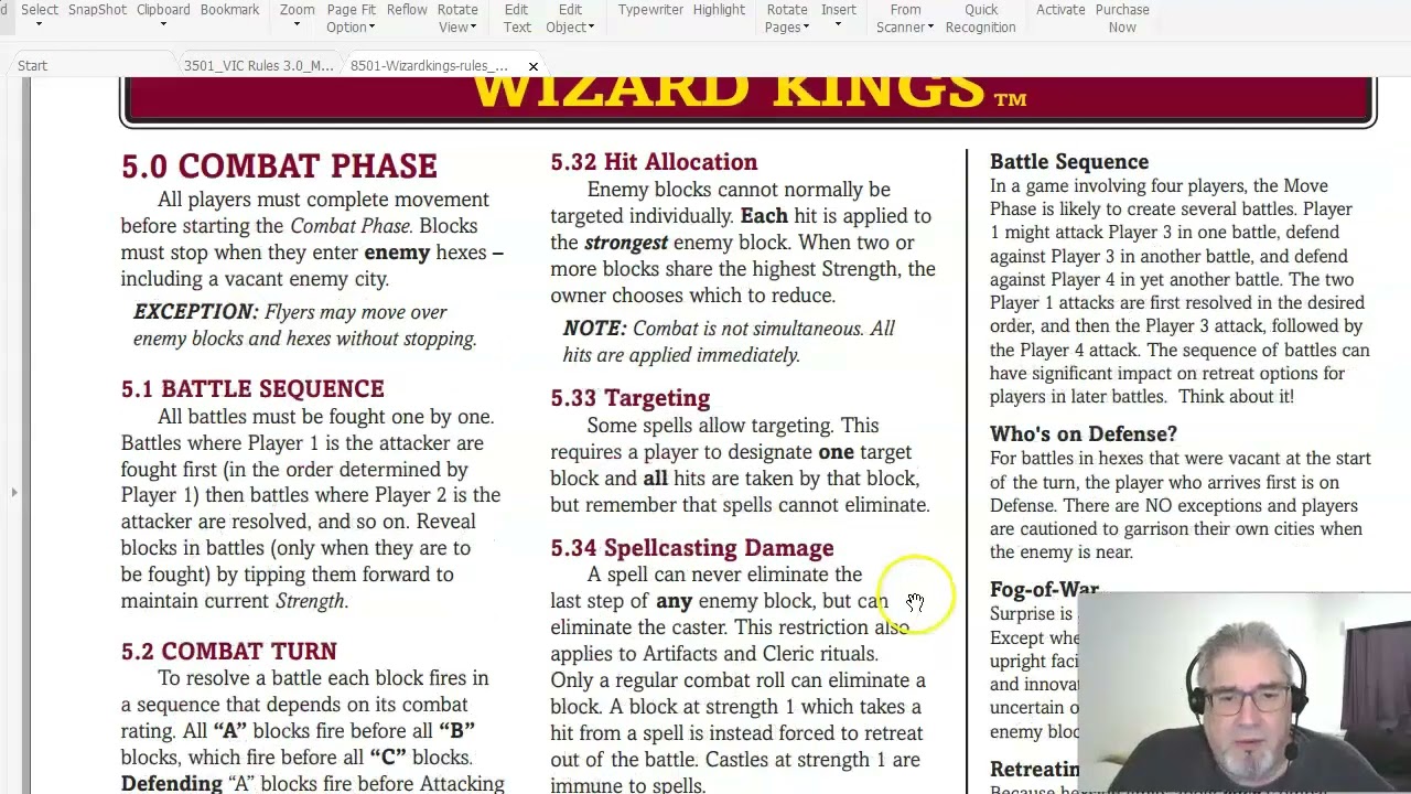 Wizard Kings rules Overview