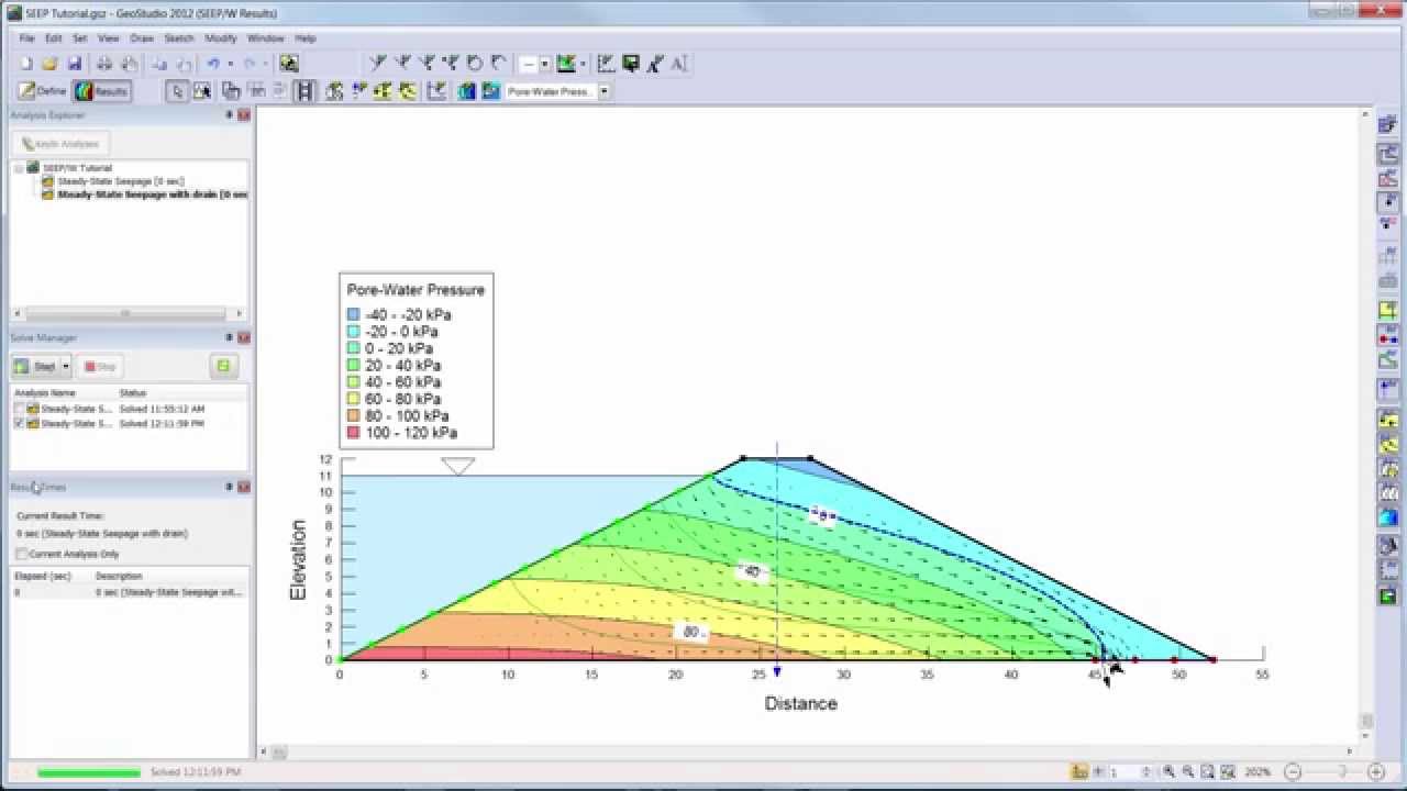GeoStudio 2012: Учебное пособие по SEEP/W