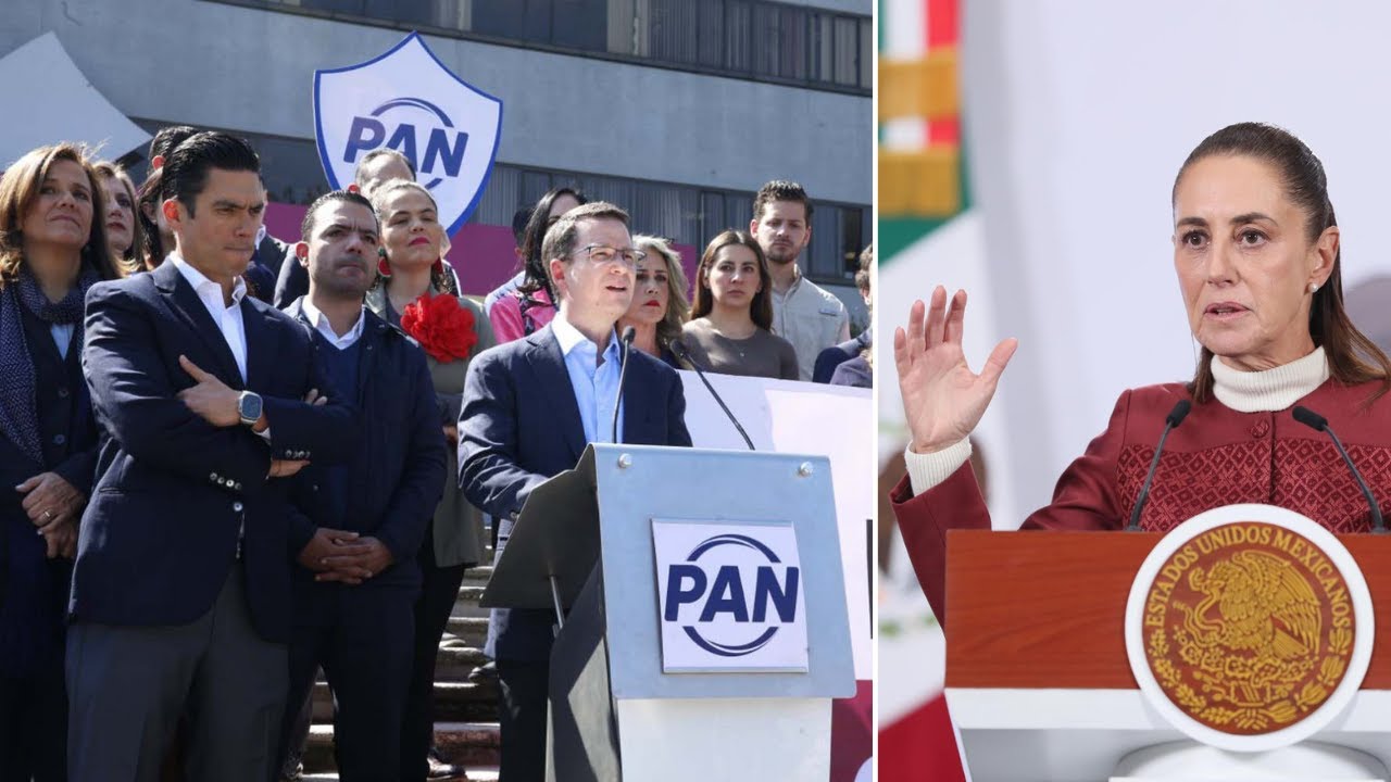 EN VIVO l PAN PIDE a SHEINBAUM DESPARICIÓN de PARTIDOS POLÍTICOS LIGADOS al CRIMEN