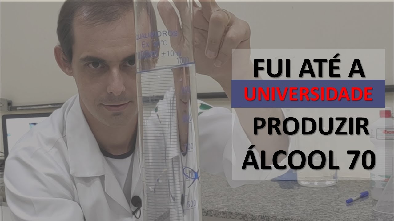 Diversão e Diluição - produzindo álcool 70