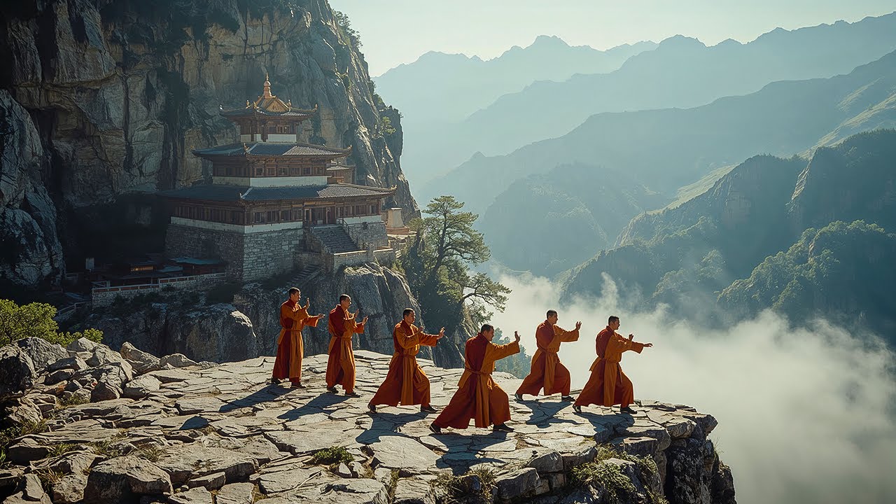 THE LIFE OF A SHAOLIN MONK ISOLATED IN THE MOUNTAINS