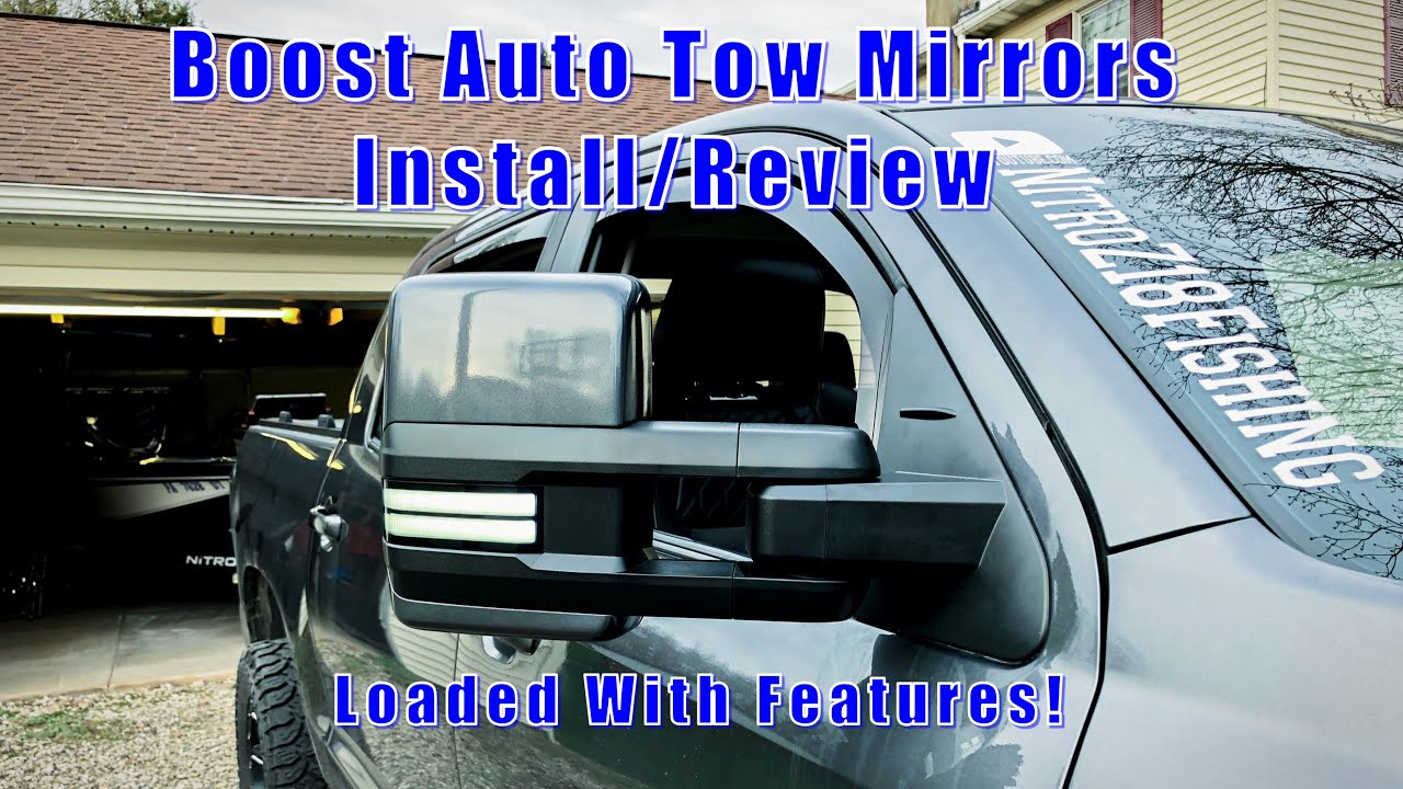 Boost Auto Tow Mirrors, Loaded With Features!...Install/Review On 2020 Toyota Tundra Platinum
