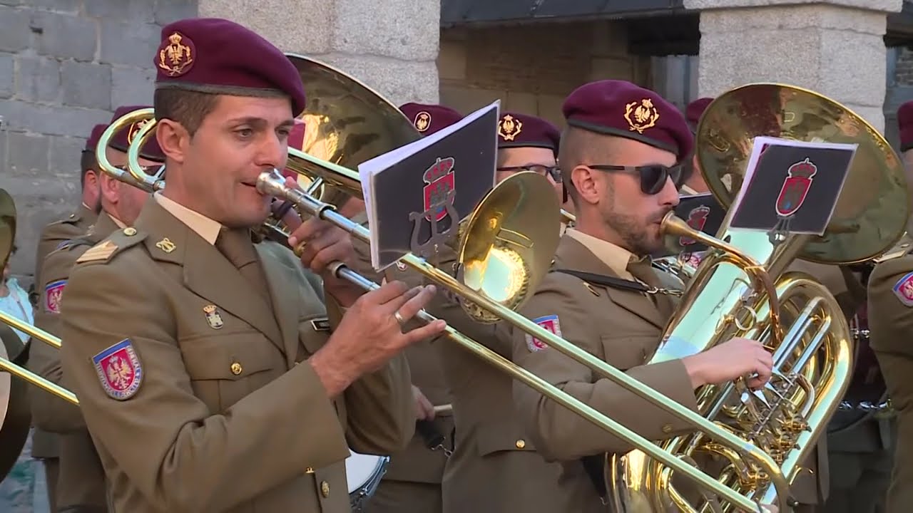 Acto Militar del IV Encuentro de Músicas Militares en Ávila (2019)