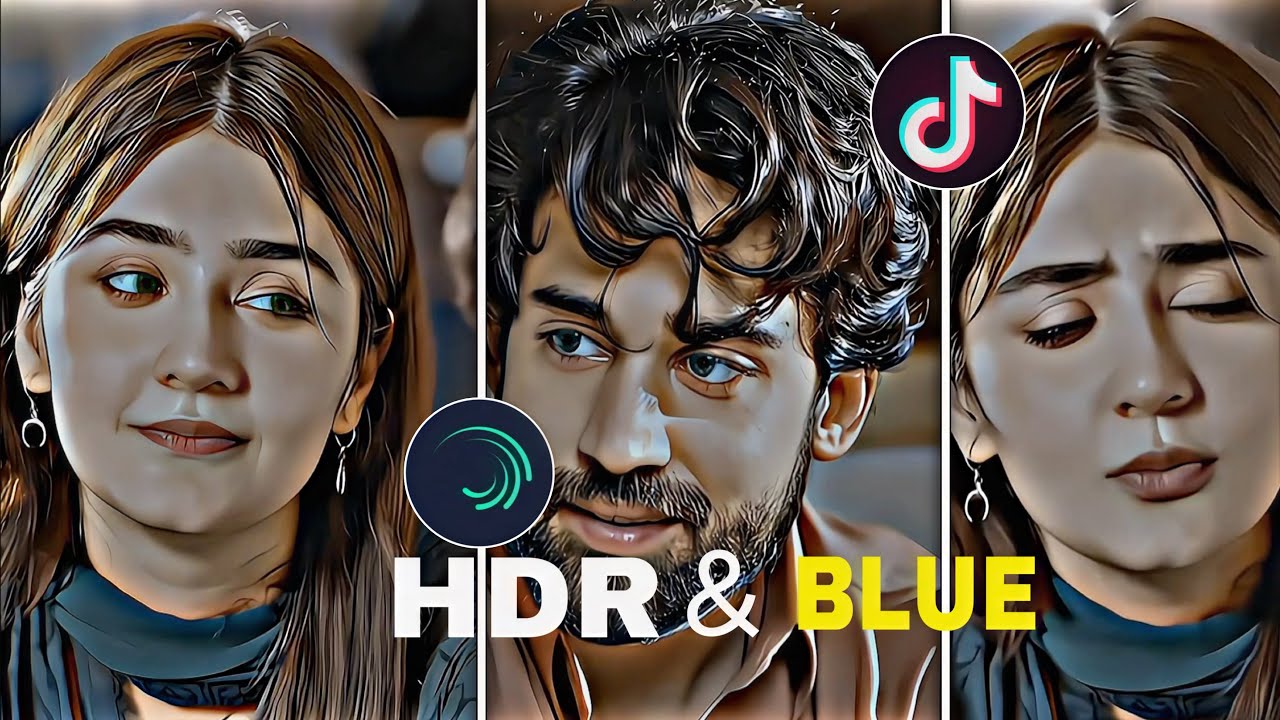 New HDR Blue Effect Video Editing on Alight Motion/ New Trending Effect in alightmotion Brown effect
