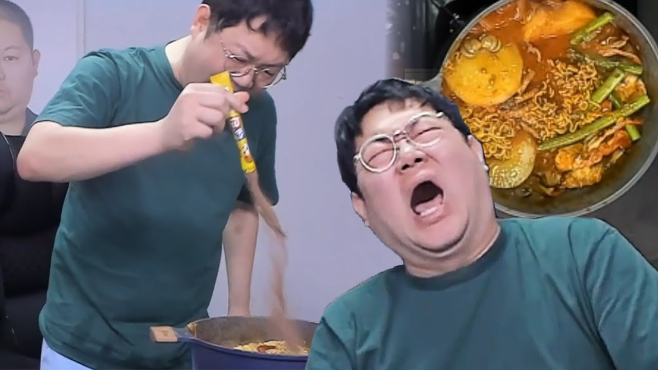 감스트 해물탕 챌린지 이걸 먹으라고?